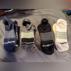 Bombas Low-Cut Athletic Socks - 4-Pack Mix